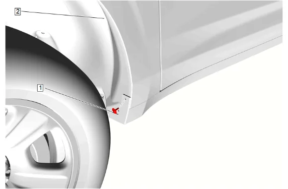 Rocker Panel Rear Molding Replacement (BVE) — figure 5