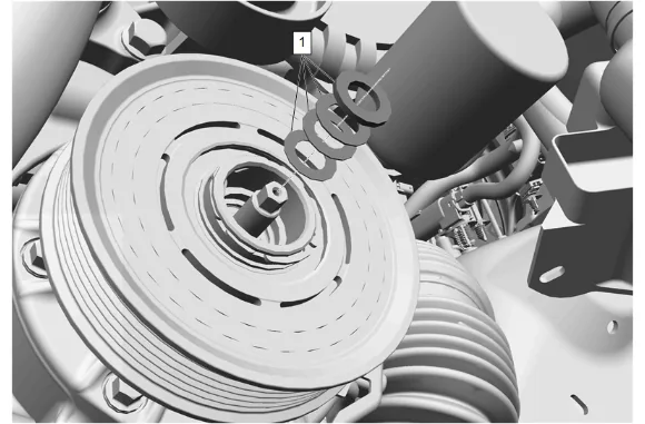 Air Conditioning Clutch Drive Plate Adjustment (LM2) — figure 4