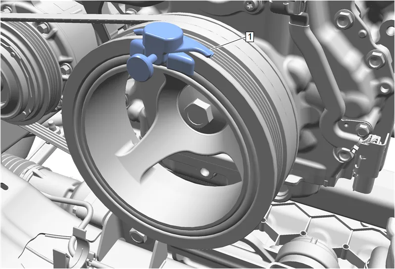Air Conditioning Clutch Replacement (L84, L87) — figure 27