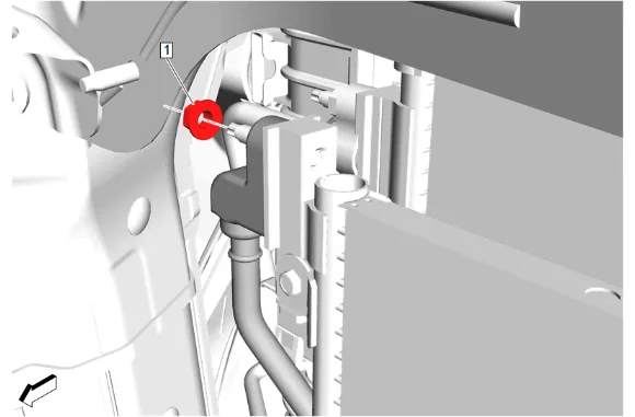 Air Conditioning Compressor and Condenser Hose Replacement (L84_L87) — figure 16
