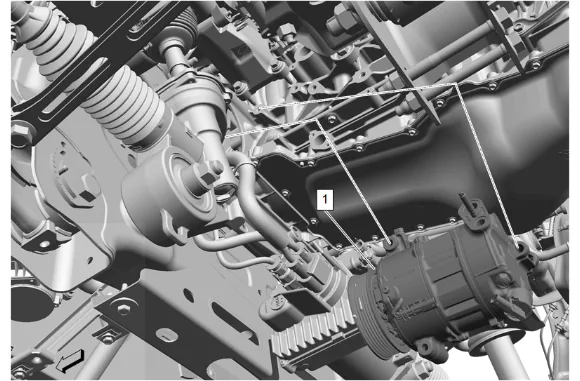 Air Conditioning Compressor Replacement (LM2, 2WD) — figure 29