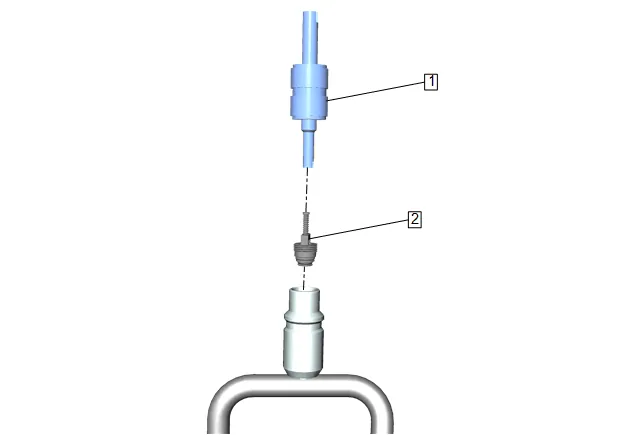 Air Conditioning Refrigerant Service Valve Core Replacement — figure 1