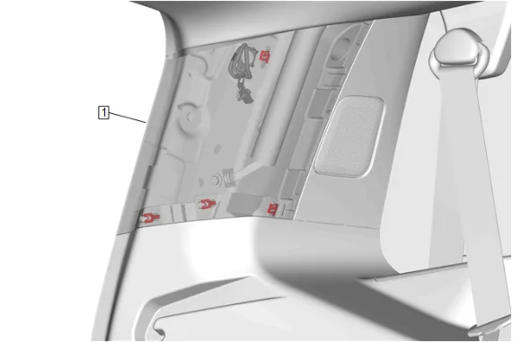 Auxiliary Heater and Air Conditioning Wiring Harness Replacement (C69, with 9C1) — figure 4