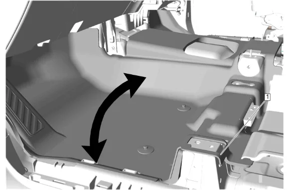 Floor Rear Air Outlet Duct Replacement - Left Side (9C1, BG9, with Front Floor Console) — figure 5