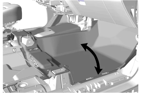 Floor Rear Air Outlet Duct Replacement - Right Side (without 9C1, BG9) — figure 5
