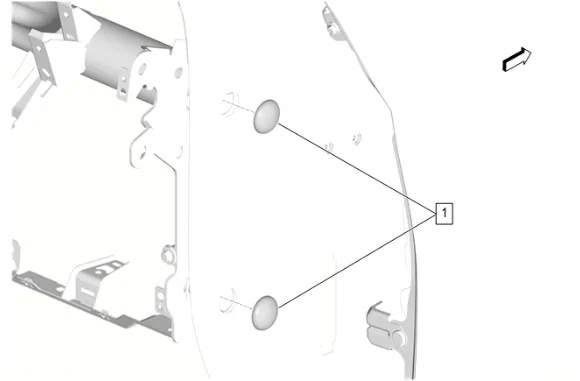 Heater and Air Conditioning Evaporator and Blower Module Removal and Installation — figure 13