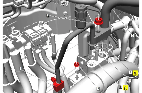 Heater and Air Conditioning Evaporator and Blower Module Removal and Installation — figure 23