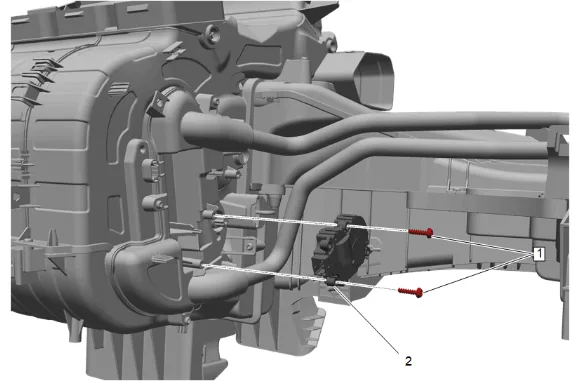 Heater and Air Conditioning Evaporator Case Replacement - Upper — figure 10