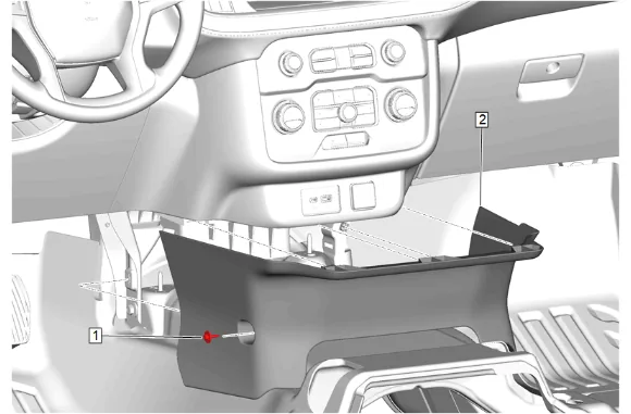 Heater and Air Conditioning User Interface Control Replacement (without DCH, D07) — figure 1