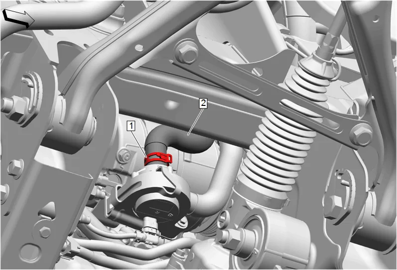 Heater Coolant Pump Replacement (L84, L87) — figure 4