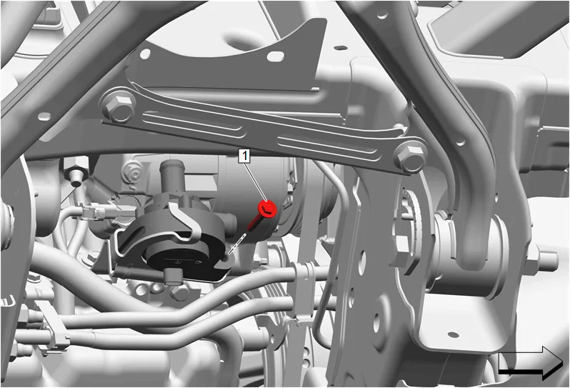Heater Coolant Pump Replacement (L84, L87) — figure 5