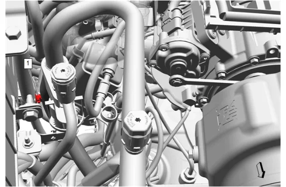 Heater Outlet Hose Replacement (LM2) — figure 8
