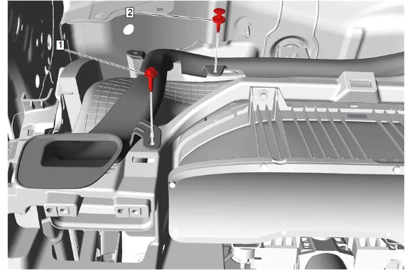 Instrument Panel Outer Air Outlet Duct Replacement - Left Side (with UV6) — figure 32
