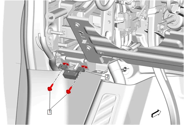 Mode Control Cam Replacement — figure 2