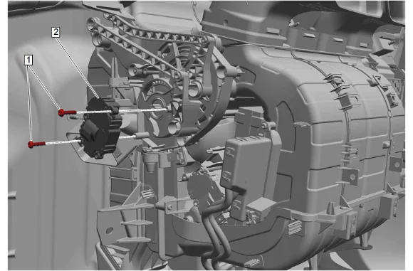 Mode Valve Actuator Replacement — figure 18