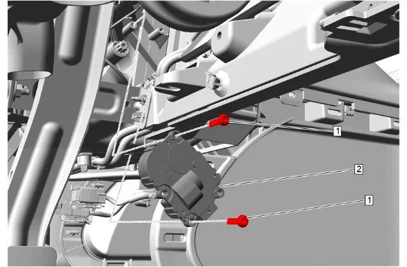 Temperature Valve Actuator Replacement - Left Side — figure 5