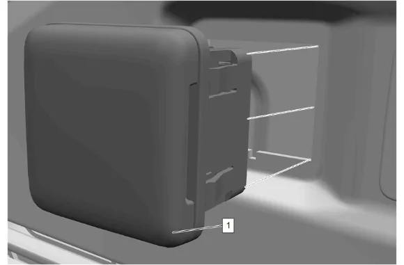 120-Volt Accessory Power Receptacle Replacement — figure 1