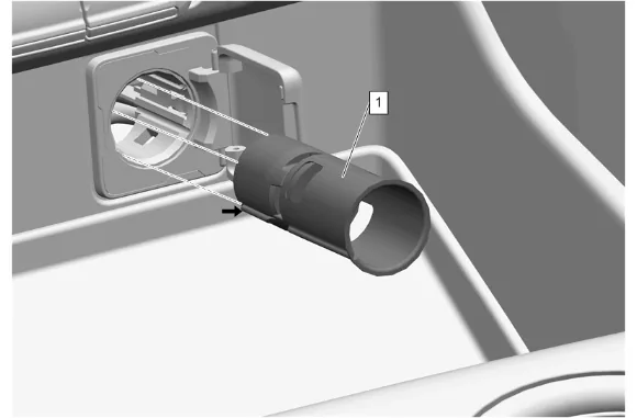 Accessory Power Receptacle Replacement — figure 2
