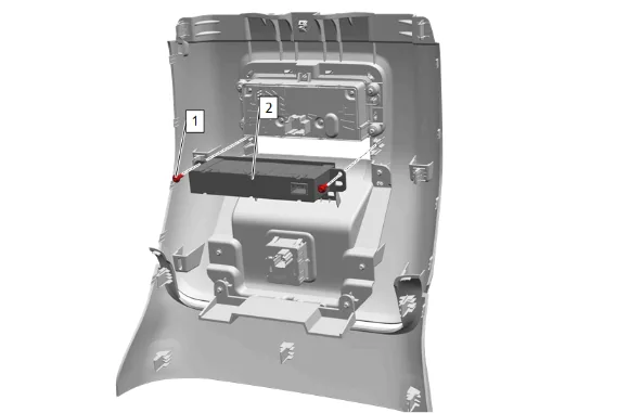 Dual Charge Only Receptacle Replacement - Rear (DCK,D07) — figure 3