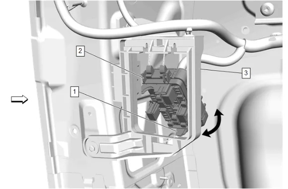 Rear Body Fuse Block Bracket Replacement — figure 9