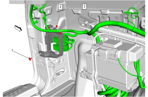 Rear Body Fuse Block Bracket Replacement — figure 10