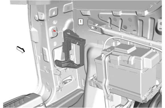 Rear Body Fuse Block Bracket Replacement — figure 11