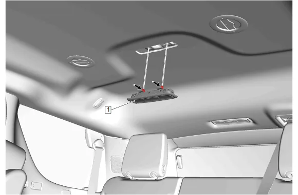 Sunroof Control Module Replacement (Long Wheel Base) — figure 6
