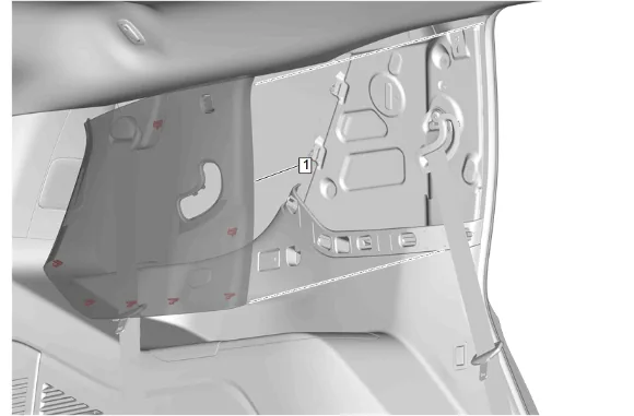 Sunroof Control Module Replacement (Short Wheel Base) — figure 5