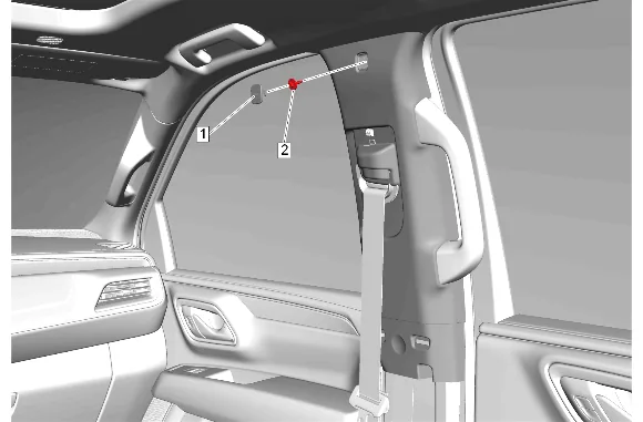 Sunroof Housing Rear Drain Hose Replacement - Right Side (Long Wheel Base) — figure 2