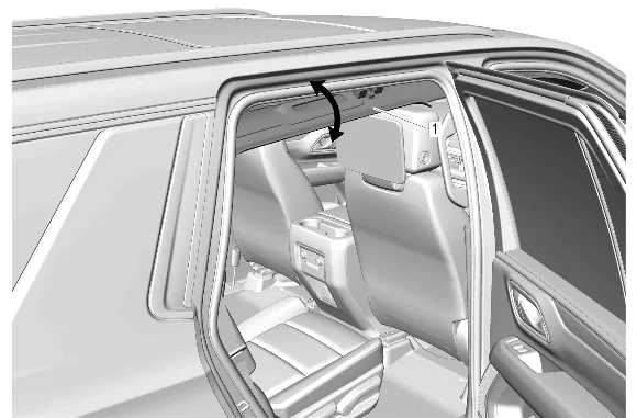Sunroof Housing Rear Drain Hose Replacement - Right Side (Short Wheel Base) — figure 22