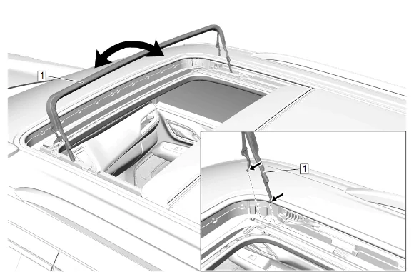Sunroof Housing Replacement (Short Wheel Base) — figure 42