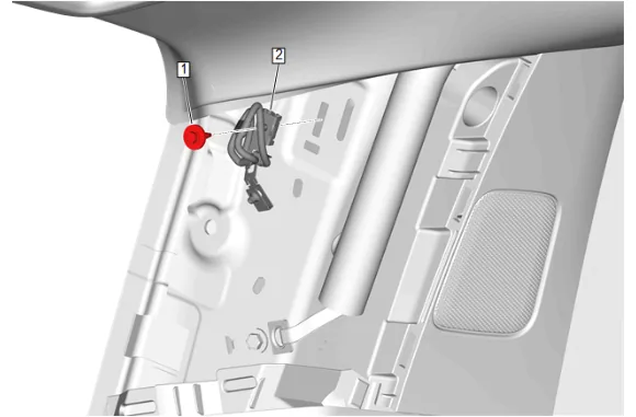 Sunroof Window Seal Replacement (Short Wheel Base) — figure 21