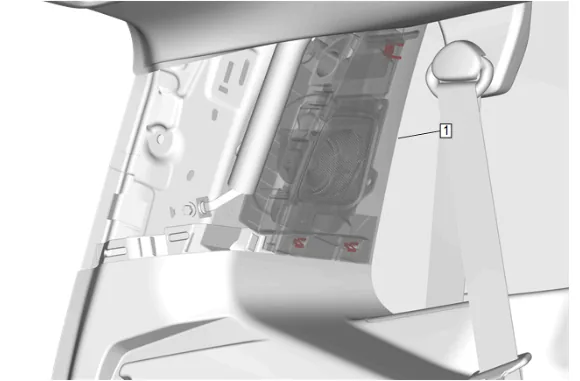 Sunroof Window Seal Replacement (Short Wheel Base) — figure 23