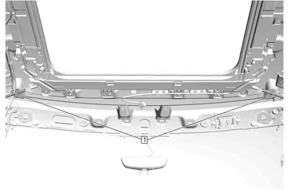 Sunroof Window Seal Replacement (Short Wheel Base) — figure 35