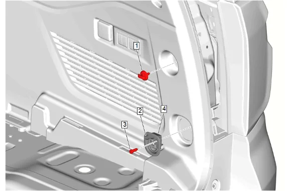Active Safety Control Module Bracket Replacement — figure 14