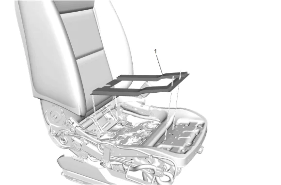 Airbag Front Passenger Presence Module Replacement — figure 3