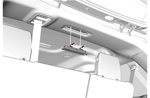 Front and Rear and 3rd Row Roof Rail Airbag Replacement - Left Side — figure 26