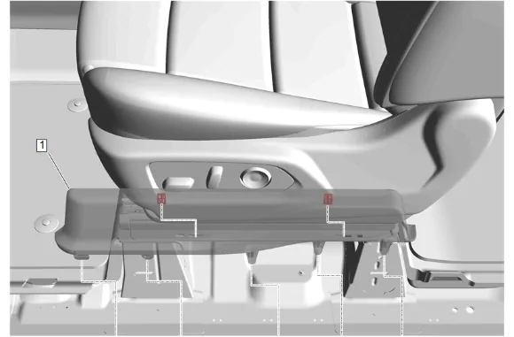 Front Seat Belt Retractor Replacement — figure 1