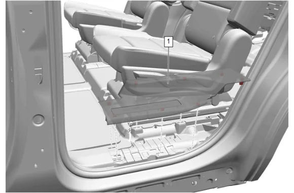 Front Seat Belt Retractor Replacement — figure 3