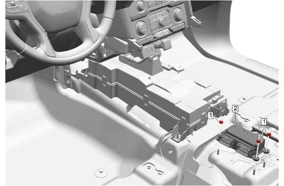 Restraints Control Module Replacement — figure 1