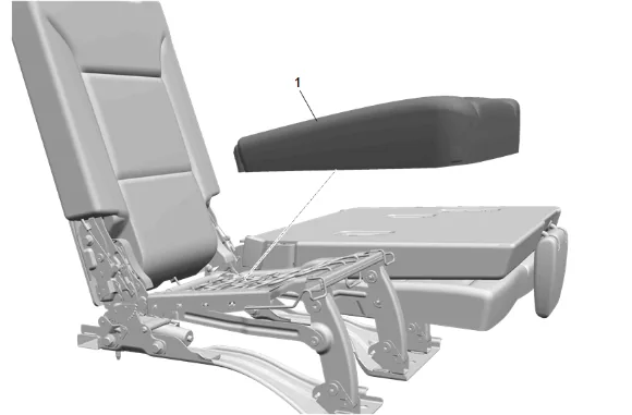 3rd Row Seat Riser Replacement (Manual) — figure 4