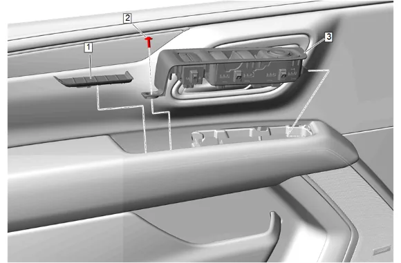 Front Seat Adjuster Memory Switch Replacement — figure 1