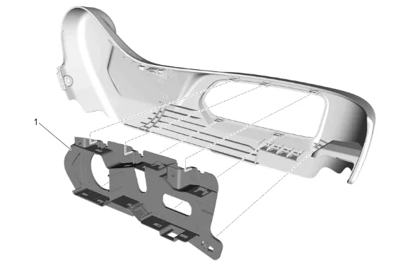 Front Seat Adjuster Switch Bezel Replacement — figure 5