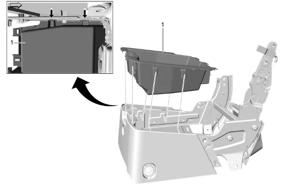 Front Seat Cushion Center Cover Replacement — figure 8