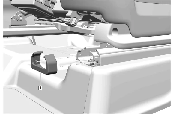 Front Seat Outer Adjuster Rear Finish Cover Replacement — figure 2