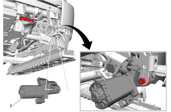 Front Seat Tilt Adjuster Actuator Replacement — figure 1