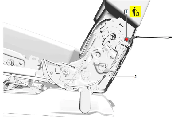 Rear Seat Back Latch Strap Replacement (60 Percent) — figure 4
