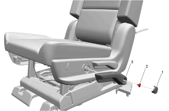 Rear Seat Cushion Cover and Pad Removal and Installation (40 Percent) — figure 1