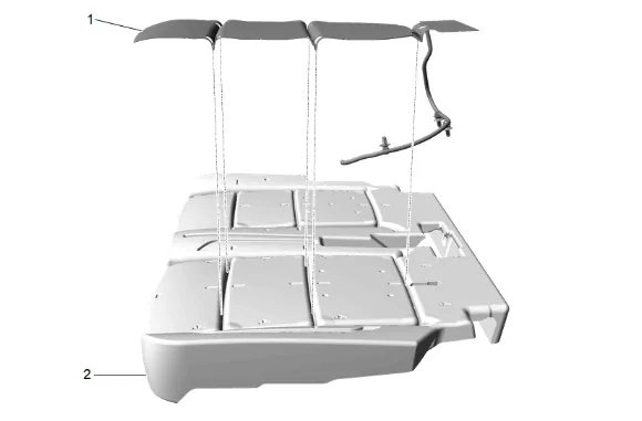 Rear Seat Cushion Heater Replacement (40 Percent, Bucket) — figure 3