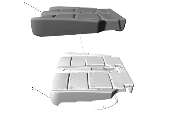 Rear Seat Cushion Heater Replacement (60 Percent) — figure 2